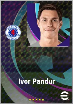 Ivor Pandur eFootball 2026 player card, 71 OVR GK
