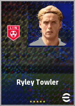 Ryley Towler eFootball 2026 player card, 69 OVR CB