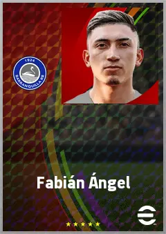Fabián Ángel eFootball 2026 player card, 69 OVR CMF