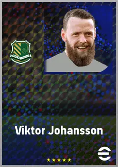 Viktor Johansson eFootball 2026 player card, 74 OVR GK