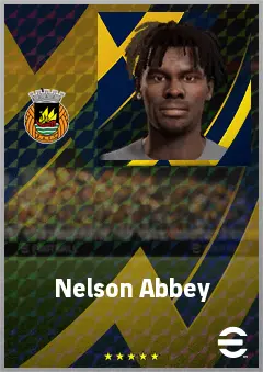 Nelson Abbey eFootball 2026 player card, 70 OVR CB
