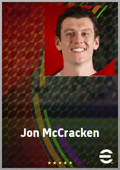 Jon McCracken eFootball 2026 player card, 69 OVR GK