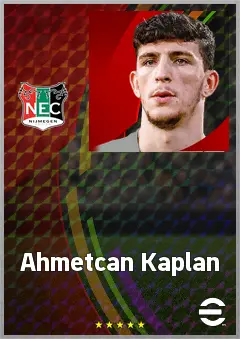 Ahmetcan Kaplan eFootball 2026 player card, 72 OVR CB