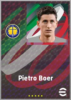 Pietro Boer eFootball 2026 player card, 67 OVR GK
