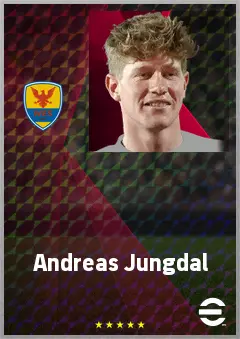 Andreas Jungdal eFootball 2026 player card, 71 OVR GK