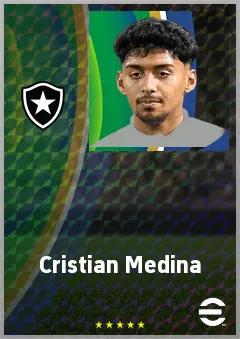 Cristian Medina eFootball 2026 player card, 75 OVR CMF