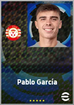 Pablo García eFootball 2026 player card, 69 OVR LB