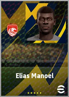 Elias Manoel eFootball 2026 player card, 72 OVR CF