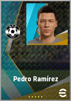 Pedro Ramírez eFootball 2026 player card, 72 OVR RB