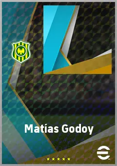 Matías Godoy eFootball 2026 player card, 71 OVR LMF