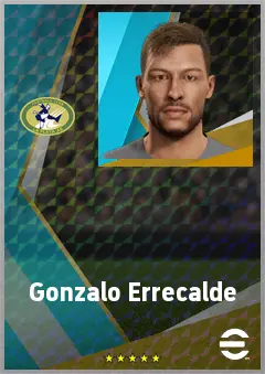 Gonzalo Errecalde eFootball 2026 player card, 68 OVR CB