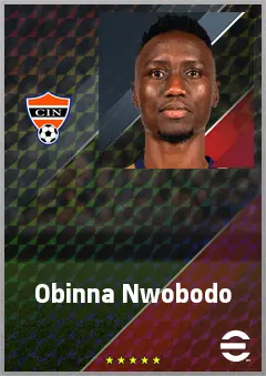 Obinna Nwobodo eFootball 2026 player card, 73 OVR DMF