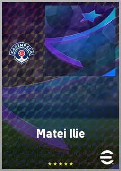 Matei Ilie eFootball 2026 player card, 65 OVR CB