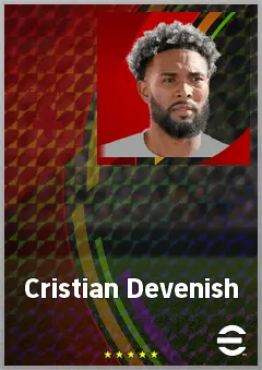 Cristian Devenish eFootball 2026 player card, 71 OVR CB