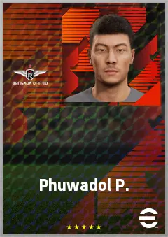 Phuwadol P. eFootball 2026 player card, 62 OVR GK