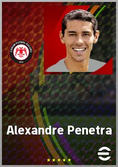 Alexandre Penetra eFootball 2026 player card, 72 OVR CB