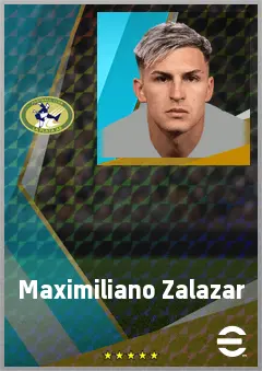 Maximiliano Zalazar eFootball 2026 player card, 70 OVR LMF