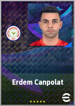 Erdem Canpolat eFootball 2026 player card, 66 OVR GK