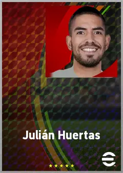 Julián Huertas eFootball 2026 player card, 64 OVR GK