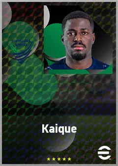 Kaique eFootball 2026 player card, 66 OVR CB