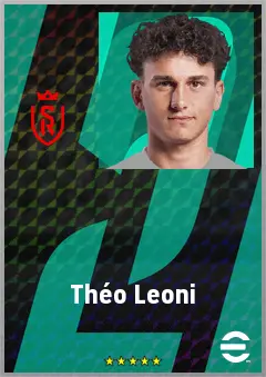 Théo Leoni eFootball 2026 player card, 71 OVR CMF