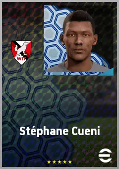 Stéphane Cueni eFootball 2026 player card, 66 OVR DMF