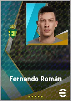 Fernando Román eFootball 2026 player card, 70 OVR LB