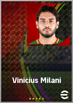 Vinicius Milani eFootball 2026 player card, 67 OVR CB