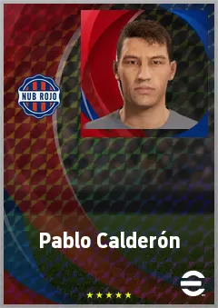 Pablo Calderón eFootball 2026 player card, 68 OVR CB