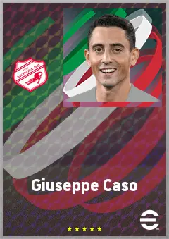 Giuseppe Caso eFootball 2026 player card, 70 OVR AMF
