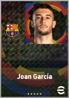 Joan García eFootball 2026 player card, 79 OVR GK
