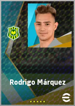 Rodrigo Márquez eFootball 2026 player card, 68 OVR LWF