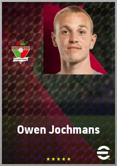 Owen Jochmans eFootball 2026 player card, 64 OVR GK