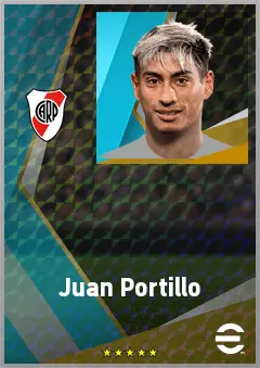Juan Portillo eFootball 2026 player card, 73 OVR CB