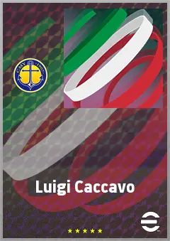Luigi Caccavo eFootball 2026 player card, 66 OVR CF