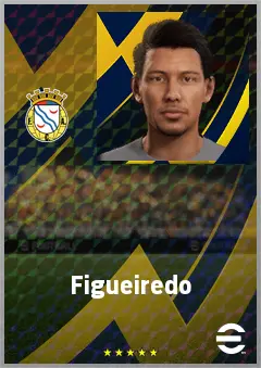 Figueiredo eFootball 2026 player card, 70 OVR RWF