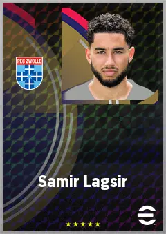 Samir Lagsir eFootball 2026 player card, 66 OVR LMF