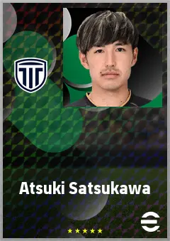 Satsukawa Atsuki eFootball 2026 player card, 66 OVR LB