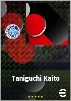 Taniguchi Kaito eFootball 2026 player card, 69 OVR CF