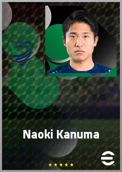Kanuma Naoki eFootball 2026 player card, 68 OVR DMF