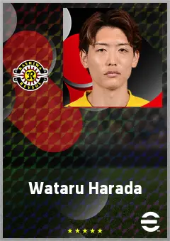 Harada Wataru eFootball 2026 player card, 70 OVR RB
