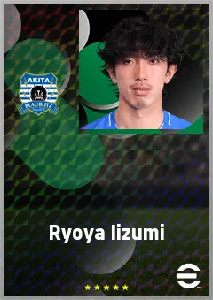 Iizumi Ryoya eFootball 2026 player card, 66 OVR CB