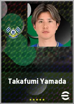 Yamada Takafumi eFootball 2026 player card, 65 OVR RMF