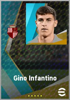 Gino Infantino eFootball 2026 player card, 72 OVR AMF