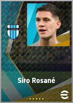 Siro Rosané eFootball 2026 player card, 71 OVR CMF