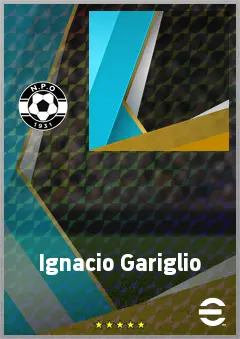 Ignacio Gariglio eFootball 2026 player card, 70 OVR CB