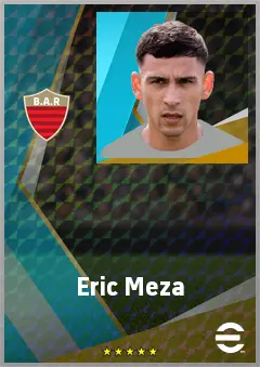 Eric Meza eFootball 2026 player card, 73 OVR RB