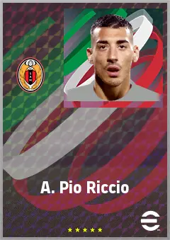 A. Pio Riccio eFootball 2026 player card, 69 OVR CB