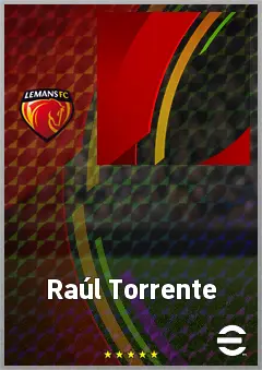 Raúl Torrente eFootball 2026 player card, 71 OVR CB