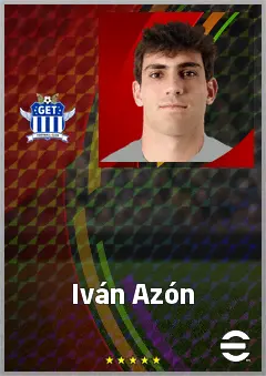 Iván Azón eFootball 2026 player card, 71 OVR CF